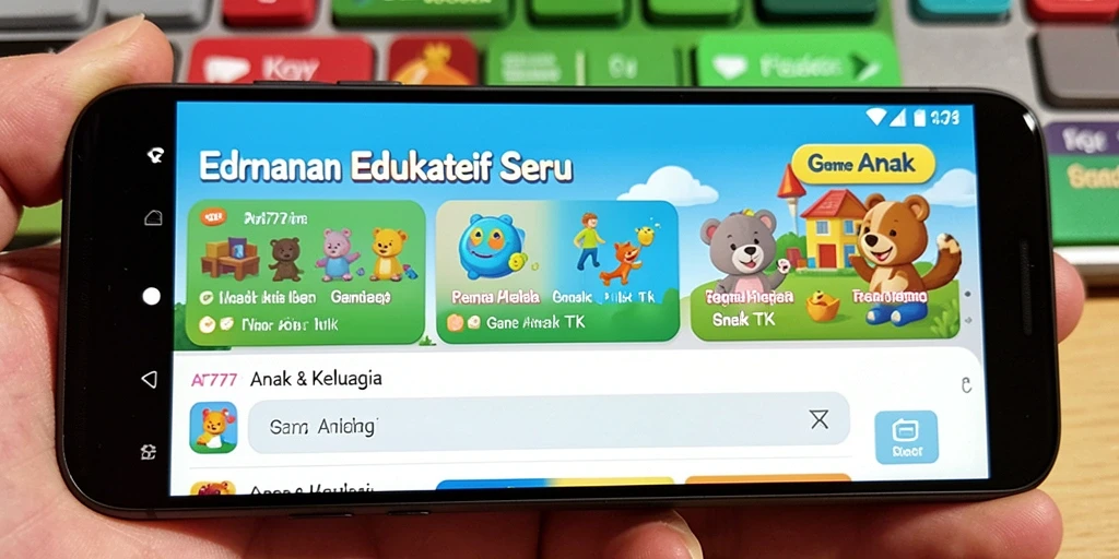 Antarmuka interaktif dan ramah anak dalam permainan AT777.