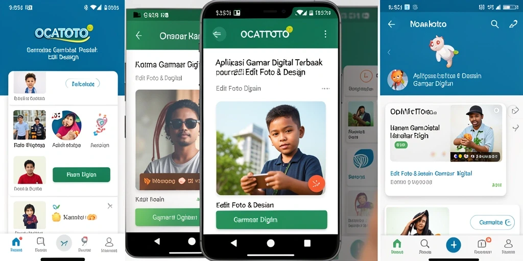 Antarmuka user-friendly OCATOTO untuk Gambar Digital.