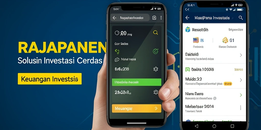 Tampilan antarmuka pengguna aplikasi RAJAPANEN untuk investasi yang modern dan intuitif.
